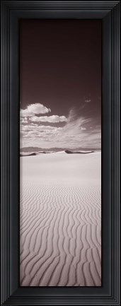 Framed Pattern in Dunes, White Sands, New Mexico Print