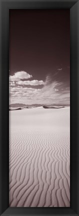 Framed Pattern in Dunes, White Sands, New Mexico Print