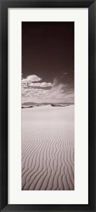 Framed Pattern in Dunes, White Sands, New Mexico Print