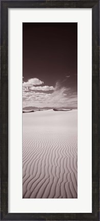Framed Pattern in Dunes, White Sands, New Mexico Print