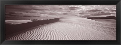 Framed Clouds over Dunes, White Sands, New Mexico Print