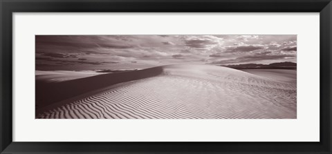 Framed Clouds over Dunes, White Sands, New Mexico Print