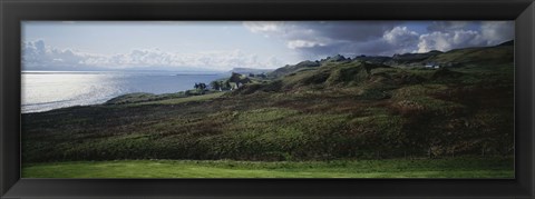 Framed Clouds over a landscape, Isle Of Skye, Scotland Print