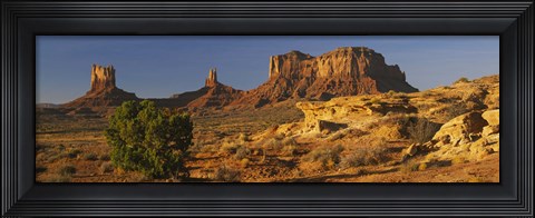 Framed Rock Formations, Monument Valley, Arizona, USA (day, horizontal) Print