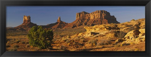 Framed Rock Formations, Monument Valley, Arizona, USA (day, horizontal) Print