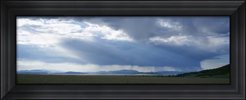 Framed Storm cloud over a landscape, Weston Pass, Colorado, USA Print
