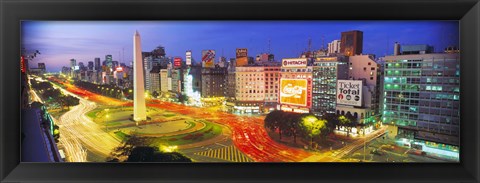 Framed Plaza De La Republica, Buenos Aires, Argentina Print