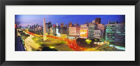 Framed Plaza De La Republica, Buenos Aires, Argentina Print