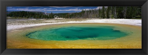 Framed Spring, Beauty Pool, Yellowstone National Park, Wyoming, USA Print