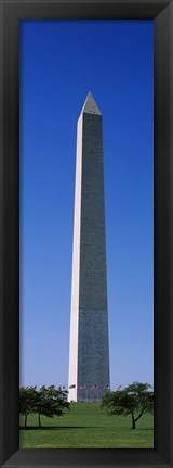 Framed Low angle view of the Washington Monument, Washington DC, USA Print