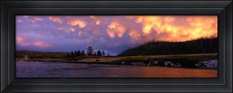 Framed Firehole River Yellowstone National Park WY USA Print
