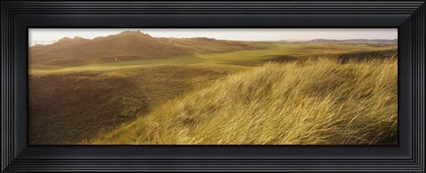 Framed Panoramic view of a landscape, Scotland Print