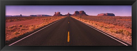 Framed Road Monument Valley  AZ USA Print