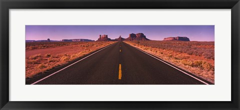 Framed Road Monument Valley  AZ USA Print