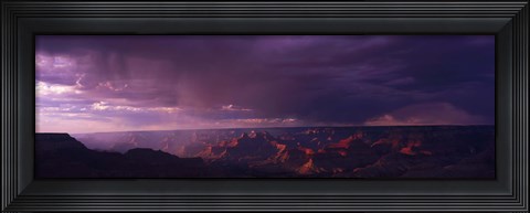 Framed Storm Clouds over Grand Canyon, Arizona Print