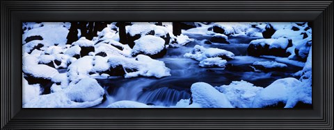 Framed Winter Yosemite National Park CA Print