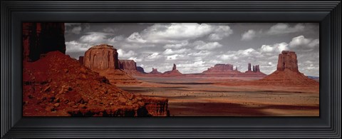 Framed Mountains, West Coast, Monument Valley, Arizona, USA, Print