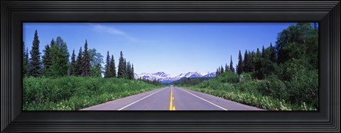 Framed George Parks Highway AK Print