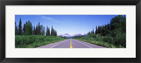 Framed George Parks Highway AK Print