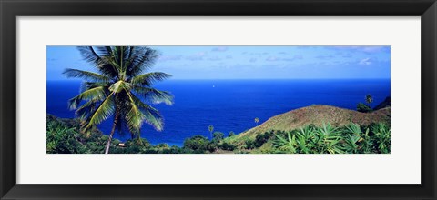 Framed Pigeon Point Tobago Print