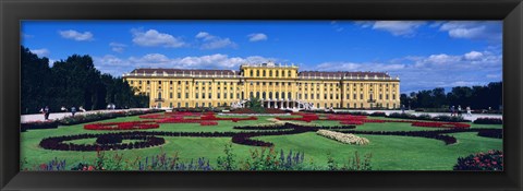 Framed Schonbrunn Palace, Gardens, Vienna, Austria Print