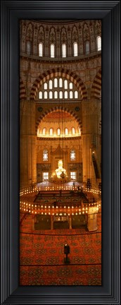 Framed Interior of Selimiye Mosque, Turkey Print