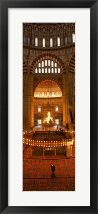 Framed Interior of Selimiye Mosque, Turkey Print