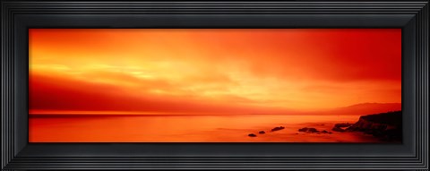 Framed Pacific Coast CA Print