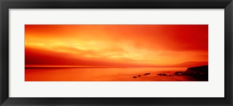 Framed Pacific Coast CA Print