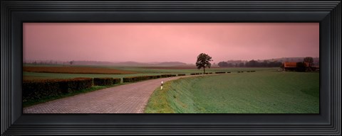 Framed Switzerland, country road Print