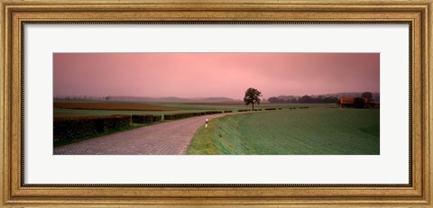 Framed Switzerland, country road Print