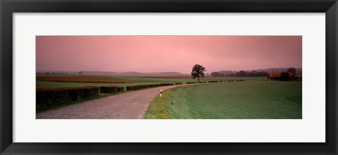 Framed Switzerland, country road Print