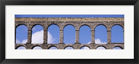 Framed Roman Aqueduct, Segovia, Spain Print