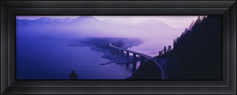 Framed Twilight road Germany Print