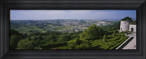 Framed High angle view of a town, Pousada, Sintra, Lisbon, Portugal Print