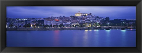 Framed Buildings at the waterfront, Mondego River, Coimbra, Beira Litoral, Beira, Portugal Print