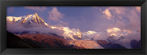 Framed Haute-Savoie, Mountains, Mountain View, Alps, France Print