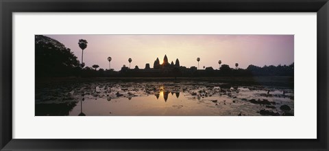 Framed Angkor Vat Cambodia Print