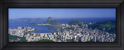 Framed Skyline, Cityscape, Coastal City, Rio De Janeiro, Brazil Print