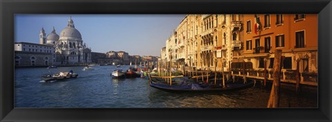 Framed Italy, Venice, Santa Maria della Salute, Grand Canal Print
