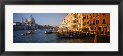 Framed Italy, Venice, Santa Maria della Salute, Grand Canal Print