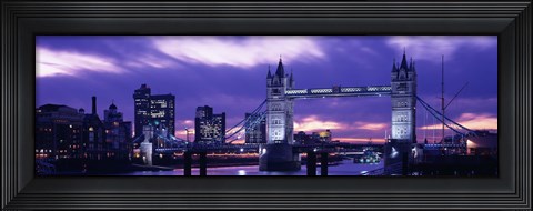 Framed Tower Bridge, Landmark, London, England, United Kingdom Print