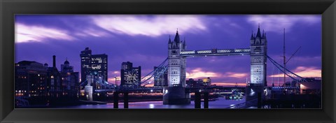 Framed Tower Bridge, Landmark, London, England, United Kingdom Print