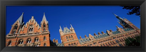 Framed St Pancras Railway Station London England Print