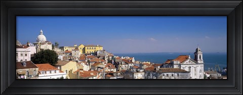 Framed Lisbon, Cityscape, Skyline, Portugal Print