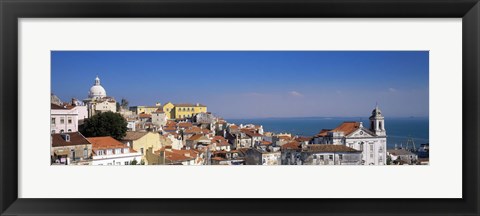 Framed Lisbon, Cityscape, Skyline, Portugal Print