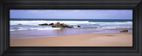 Framed Waves in the sea, Algarve, Sagres, Portugal Print