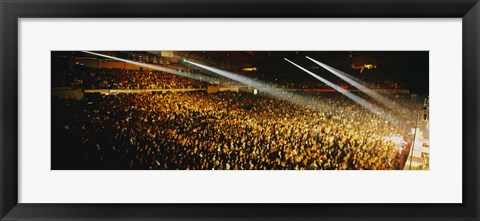 Framed Rock Concert Interior Chicago IL USA Print