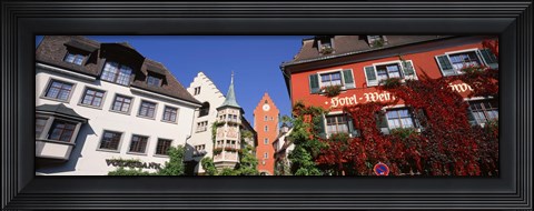 Framed Germany, Meersburg, Lake Constance, Low angle view of the buildings Print