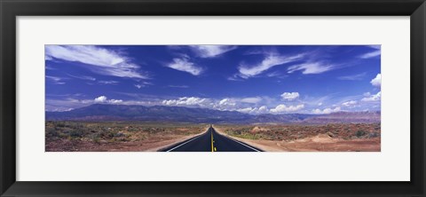 Framed Road Zion National Park, Utah, USA Print